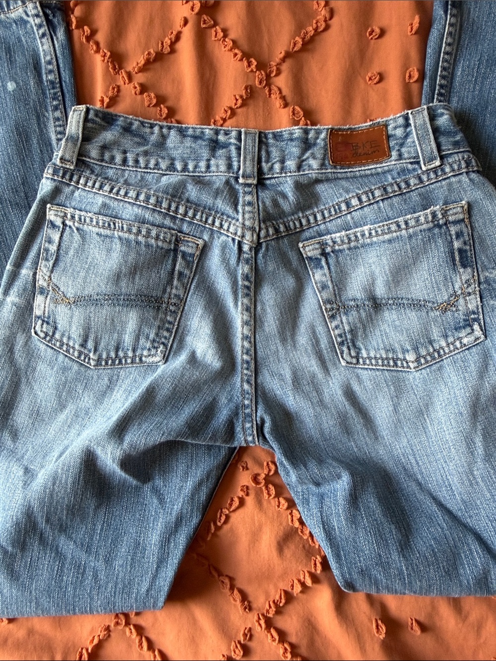 BKE Medium Blue Flare Jeans - Picture 3 of 5